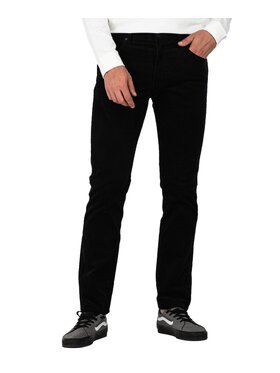 Wrangler Wrangler Spodnie materiałowe W15QLM100 Czarny Regular Fit