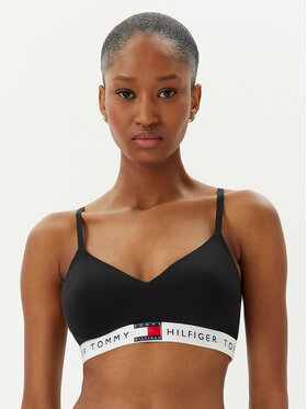 Tommy Hilfiger Tommy Hilfiger Sutien Bralette UW0UW05715 Negru