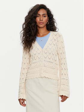Vero Moda Vero Moda Kardiganas Lua 10310863 Écru Regular Fit