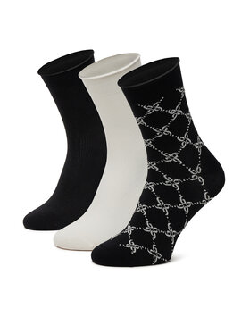 Nine West Nine West Skarpety długie BR_NW_01_Z_SS25 (3 PACK) Kolorowy