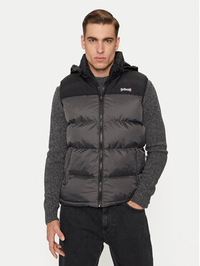 Schott NYC Schott NYC Weste UTAHV Grau Regular Fit