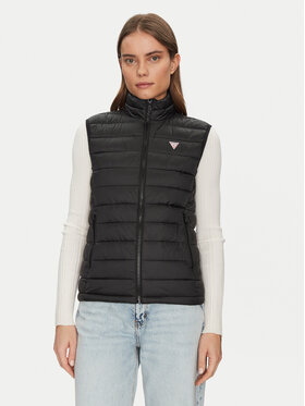 Guess Guess Безрукавка W5RN55 WHAB2 Чорний Regular Fit