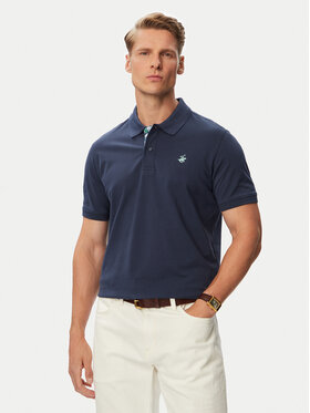 Beverly Hills Polo Club Beverly Hills Polo Club Polo P-SS26M-P450106BLU Granatowy Regular Fit