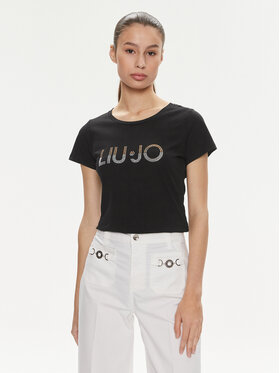 Liu Jo Liu Jo T-Shirt VA4216 JS923 Černá Regular Fit