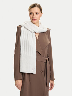 Tommy Hilfiger Tommy Hilfiger Šallīte Flag Fluffy AW0AW17787 Pelēks