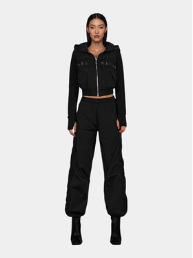 MADE BY SOCIETY MADE BY SOCIETY Kurtka anorak Hanorac TECH ZIPPER - H27768 Czarny Basic Fit