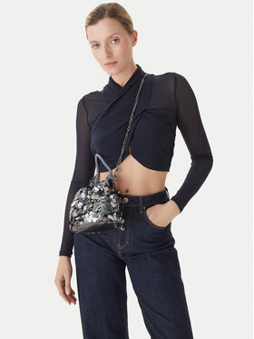 Guess Guess Ročna torba HWEM95 38750 Srebrna