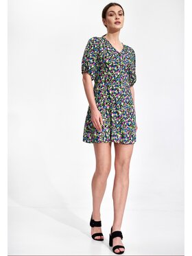 FIGL FIGL Sukienka M881 Zielony Regular Fit