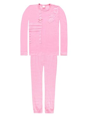 Kanz Kanz Piżama 1635696-2998 Różowy Basic Fit
