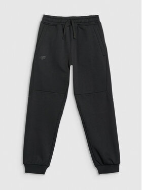 4F 4F Spodnie dresowe APRES SKI Czarny Regular Fit
