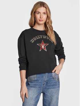 Pinko Pinko Pulóver Motivato 100352 A0L6 Fekete Relaxed Fit