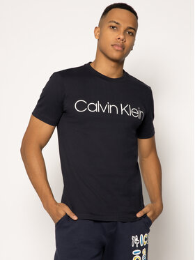Calvin Klein Calvin Klein T-krekls Logo K10K104063 Tumši zils Regular Fit