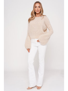 lemoniade lemoniade Sweter LS493Z Beżowy Oversize