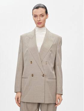 BOSS Boss Сако Jarmina 50505587 Бежов Relaxed Fit
