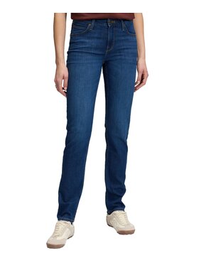 Lee Lee Jeansy 112385830 Niebieski Straight Leg
