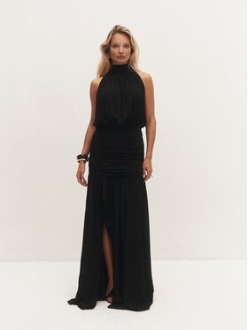 Le Collet Le Collet Sukienka wieczorowa LIRE Czarny Flare Fit
