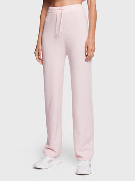 American Vintage American Vintage Pantaloni tricotați Damsville DAM05AE23 Roz Regular Fit