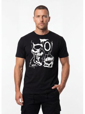 PITBULL PITBULL T-Shirt JUAREZ Czarny Regular Fit