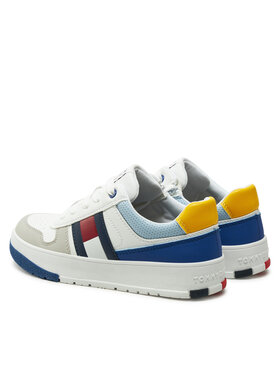 Tommy Hilfiger Superge Flag Low Cut Lace-Up Sneaker T3X9-33863-1269 S Bela