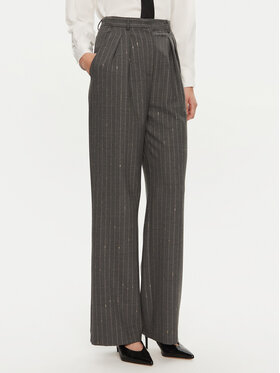 Simona Corsellini Simona Corsellini Pantaloni di tessuto A24CPPA014 Grigio Wide Leg