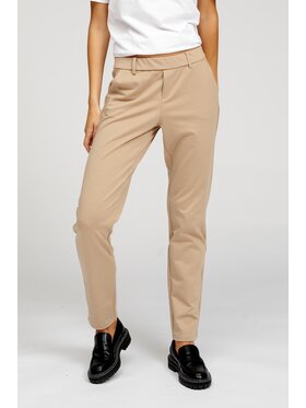 TeeShoppen TeeShoppen Spodnie garniturowe Oryginalne spodnie performance Khaki Slim Fit