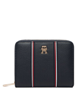 Tommy Hilfiger Tommy Hilfiger Portofel Th Icon Med Za W/Flap Corp AW0AW18653 Bleumarin