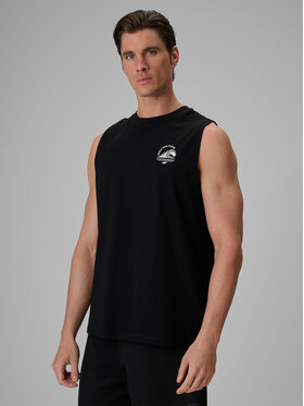 4F 4F Tank top CATCH THE WAVE Μαύρο Standard Fit