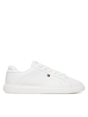 Tommy Hilfiger Tommy Hilfiger Sneakersy Th Icon Court Light FW0FW08948 Biały
