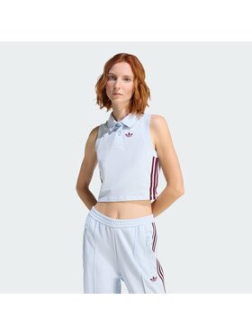 adidas adidas Polo 159124 Błękitny Slim Fit