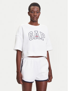 Gap Gap Bluză 778442-02 Alb Oversize