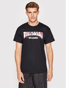 Thrasher Thrasher T-Shirt Firme Logo Czarny Regular Fit