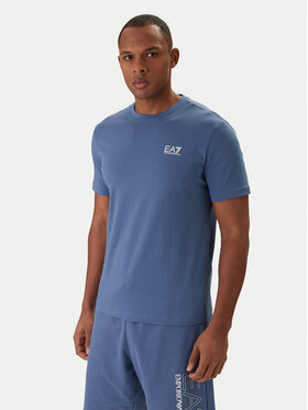 EA7 Emporio Armani EA7 Emporio Armani T-Shirt 8NPT25 PJVPZ Granatowy Regular Fit