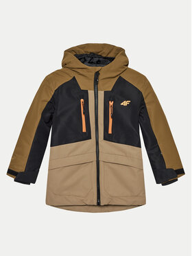 4F 4F Jakna za snowboard 4FJWAW24TTJAM539 Rjava Regular Fit