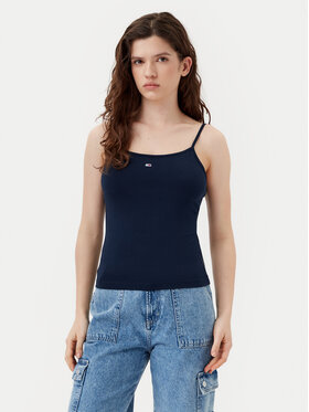 Tommy Jeans Tommy Jeans Top Essential DW0DW20675 Dunkelblau Slim Fit
