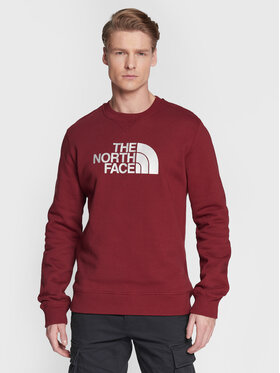 The North Face The North Face Bluza Drew Peak NF0A4SVR Bordowy Regular Fit