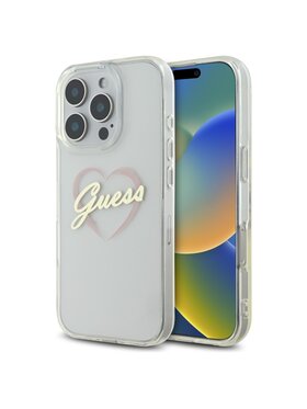 Guess Guess Etui na telefon Apple iPhone 16 Pro Max Przezroczysty
