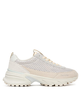 Calvin Klein Calvin Klein Снікерcи Hike Runner Lace Up Techmix YW0YW02030 Écru