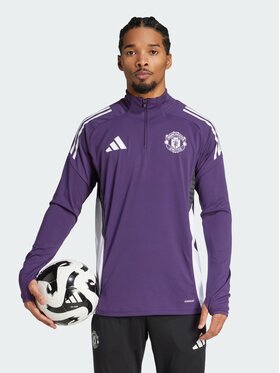adidas adidas Koszulka techniczna 152017 Fioletowy Slim Fit