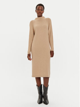 United Colors Of Benetton United Colors Of Benetton Трикотажна сукня 1235DV01T Бежевий Regular Fit