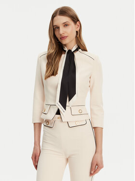 Elisabetta Franchi Elisabetta Franchi Sakko GI-T51-51E2-V560 Écru Regular Fit