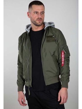 Alpha Industries Alpha Industries Kurtka bomber 126117 Zielony Regular Fit