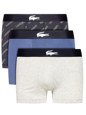 Lacoste Lacoste Set 3 perechi de boxeri 5H1774 Colorat