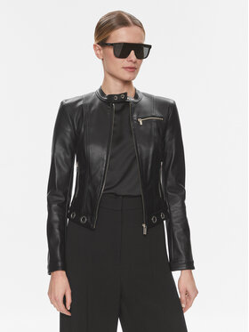 Marciano Guess Marciano Guess Яке от имитация на кожа Rory 4RGL11 9646Z Черен Slim Fit