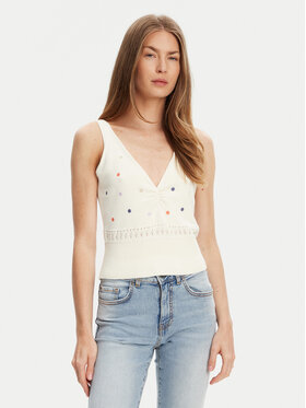 United Colors Of Benetton Топ 10C1EH01A Бежевий Regular Fit