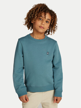 Calvin Klein Jeans Calvin Klein Jeans Світшот Mono Mini Badge IU0IU00570 Зелений Regular Fit