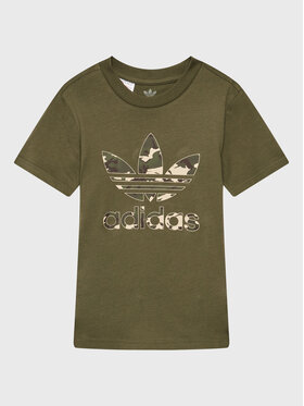 adidas adidas Tričko Tee IC2135 Zelená Regular Fit