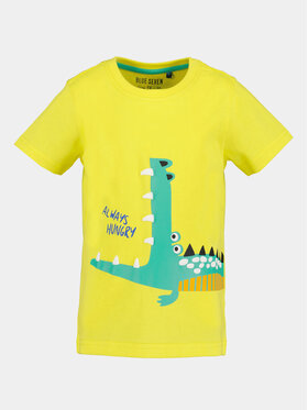 Blue Seven Blue Seven T-shirt 802327 X Giallo Regular Fit
