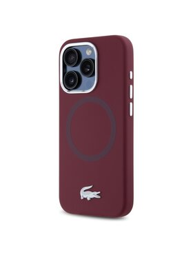 Lacoste Lacoste Etui na telefon Apple iPhone 15 Pro Max Bordowy