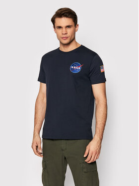 Alpha Industries Alpha Industries Футболка Space Shuttle 176507 Cиній Regular Fit
