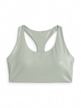 4F 4F Biustonosz sportowy YOGA Turkusowy